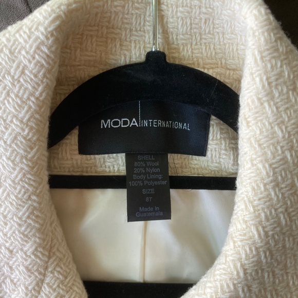 Moda International wool coat 8 tall - Picture 2 of 3